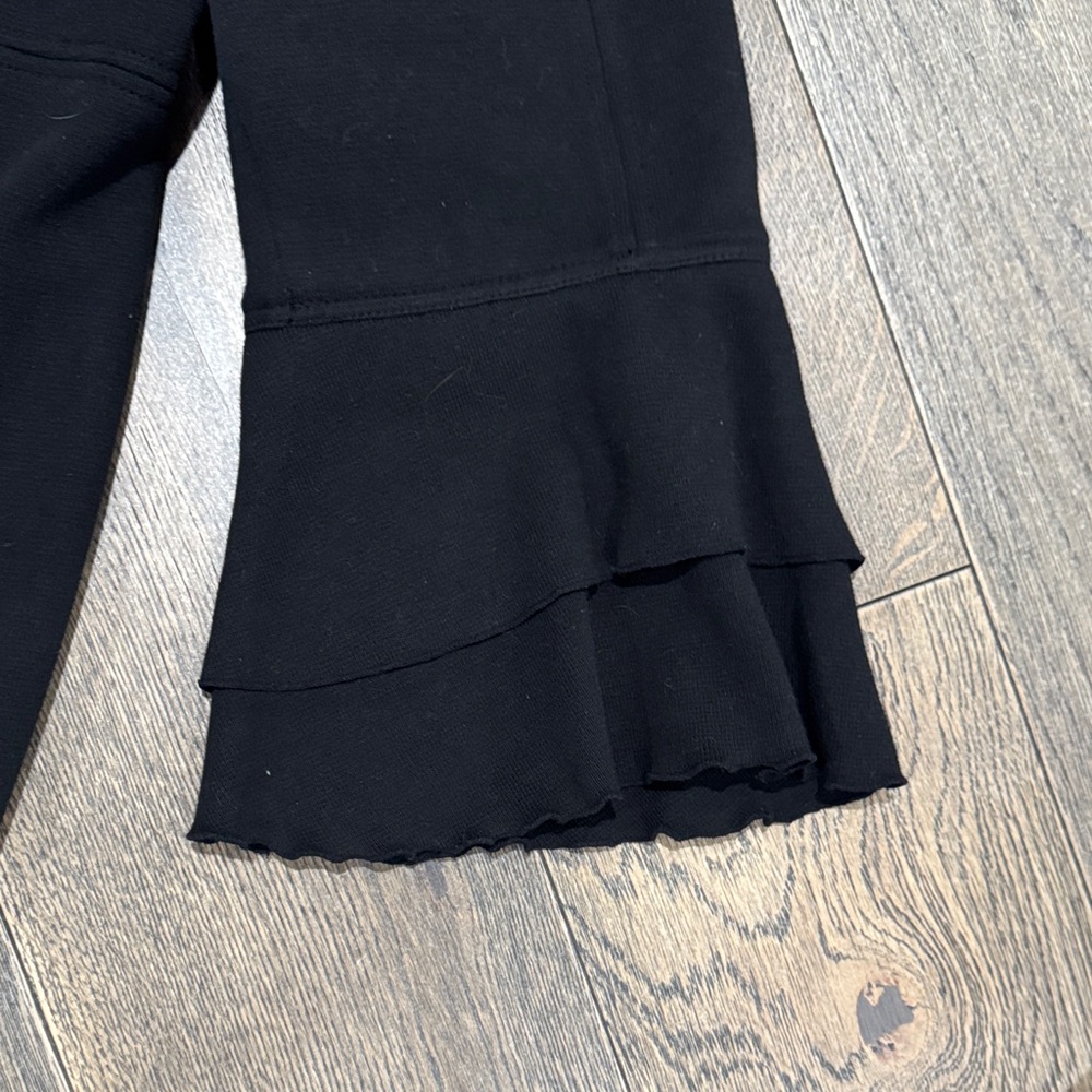 INC Womens Black Wool-Blend A-Line Coat Plus Size 3X - Picture 2 of 3